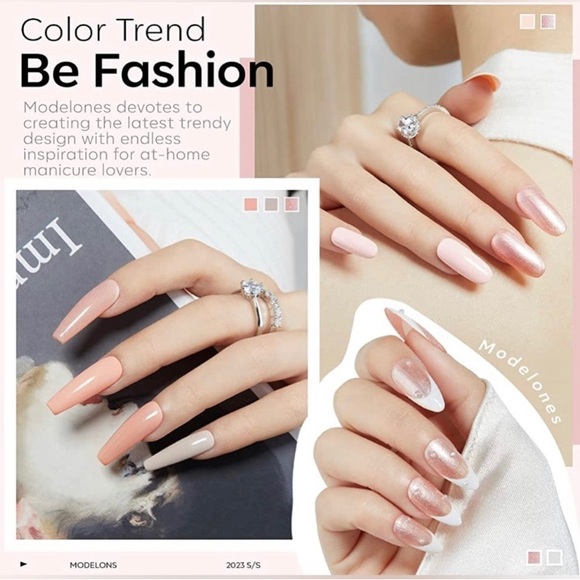modelones 21 Colors Gel Nail Polish Set, Neutral Nude Gray Pink Solid Gel Polish - Picture 9 of 11